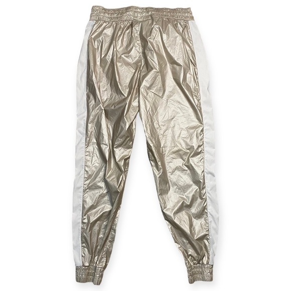 Under Armour Misty Copeland Metallic Gold & White Jogger Running Pants - Medium - Picture 4 of 10